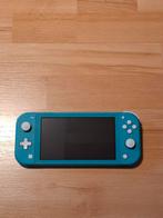 Nintendo Switch Lite Turquoise + Hoesje, Spelcomputers en Games, Spelcomputers | Nintendo Switch Lite, Ophalen of Verzenden, Turquoise