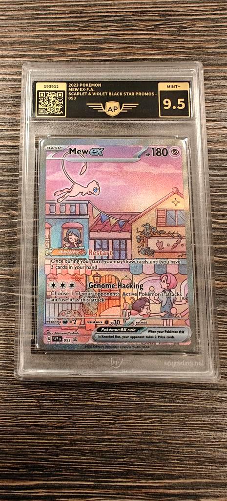 Mew EX Alt Art AP 9.5 Graded Pokémonkaart, Hobby en Vrije tijd, Verzamelkaartspellen | Pokémon, Ophalen of Verzenden