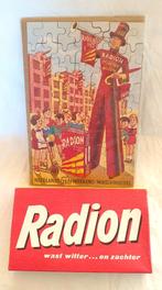 Vintage Radion puzzel, Verzamelen, Verzenden, Gebruikt, Overige typen