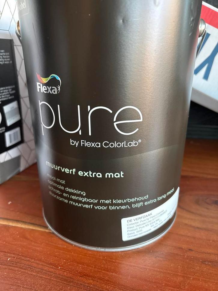 Flexa Pure Delicate Lilac Extra Mat 5L - Nieuw!, Doe-het-zelf en Verbouw, Verf, Beits en Lak, Nieuw, Verf, 5 tot 10 liter, Paars