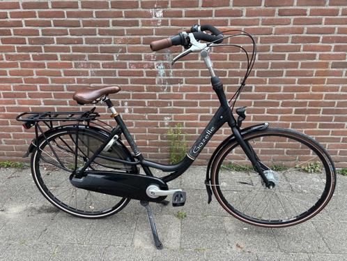 Gazelle Bloom C7 53inch zwart, Fietsen en Brommers, Fietsen | Dames | Moederfietsen, Gebruikt, Gazelle, 53 tot 56 cm, 1 zitje