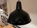 Twee industriële hanglampen diameter ca. 45 cm, Ophalen, Zo goed als nieuw, Minder dan 50 cm, Metaal
