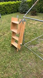 Houten vlizotrap (3 delen) 235 cm Breed 40 cm, Ophalen, Gebruikt, Opvouwbaar of Inschuifbaar, 2 tot 4 meter