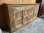 Uniek Nieuw Dressoir IBiza/Boho met de hand uitgesneden, Huis en Inrichting, Kasten | Dressoirs, Ophalen, Met deur(en), Ibiza/Boho/Botanisch