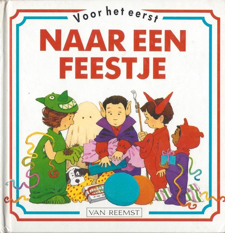 VOOR HET EERST NAAR EEN FEESTJE- S.Cartwright *VERJAARDAG*, Boeken, Kinderboeken | Kleuters, Zo goed als nieuw, Fictie algemeen