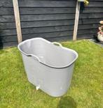 Grijze badkuip 185 liter - Weinig gebruikt, Huis en Inrichting, Badkamer | Badkamermeubels, Ophalen, Zo goed als nieuw, Overige typen