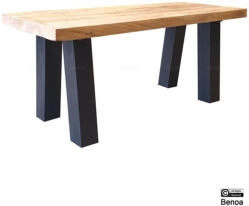 Eetbank mango met reversed V poot | Webshop, Huis en Inrichting, Stoelen, Nieuw, Hout, Metaal, Overige kleuren, Ophalen of Verzenden