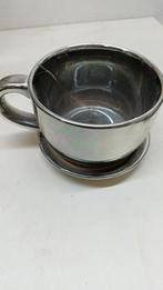 Bloempot / kopje van Zilver 17cm dia, Rond, Binnen, Ophalen of Verzenden, Zo goed als nieuw