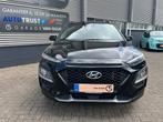 Hyundai Kona 1.0 T-GDI 120PK Navi,Clima,Cruise,Isofix,Hud,Ca, Voorwielaandrijving, Gebruikt, Zwart, Leder en Stof