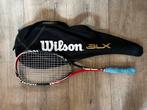 Wilson Tour BLX squash racquet, Ophalen of Verzenden, Zo goed als nieuw, Racket, Met hoes