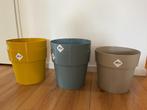 5 x ELHO-bloempot, Kunststof, Rond, Minder dan 40 cm, Ophalen