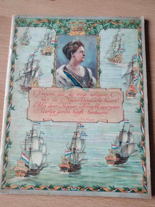 Het 40 jarig regeringsjubileum van Koningin Wilhelmina., Verzamelen, Koninklijk Huis en Royalty, Gebruikt, Tijdschrift of Boek
