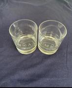 Set van 2 gegraveerde whisky glazen, Ophalen, Schaal, Rond, Nieuw