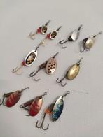 10 stuks forel / baars spinnertjes o.a. Mepps ( kunstaas ), Ophalen of Verzenden, Nieuw, Haak