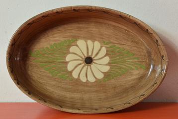 Retro vintage jaren 70 René Beck Poterie France ovenschaal beschikbaar voor biedingen