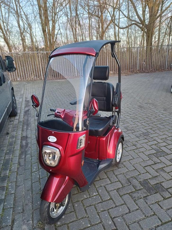 Overdekte Scootmobiel - 5 jaar garantie - 24 km/u, Diversen, Brommobielen en Scootmobielen, Nieuw, 46 km of meer, 16 km/u of meer