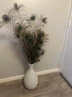 Vaas met pauwenveren, Ophalen, Zo goed als nieuw