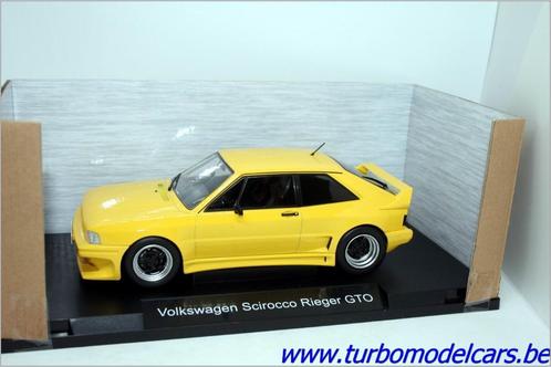 VW Scirocco Rieger GTO Geel 1/18 MCG, Hobby en Vrije tijd, Modelauto's | 1:18, Nieuw, Auto, Overige merken, Ophalen of Verzenden