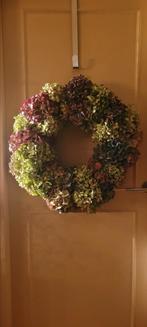 Krans van hortensia, Ophalen