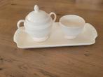 Wedgwood Edme suiker en melk set z.g.a.n., Ophalen of Verzenden, Zo goed als nieuw, Rechthoekig, Hout