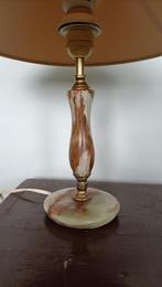 Vintage schemerlamp tafellamp onyx Hollywood regency retro, Overige materialen, Gebruikt, Vintage, Ophalen of Verzenden