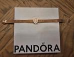 Pandora Reflexions Mesh 14k Rose Gold plated bracelet., Ophalen of Verzenden, Zo goed als nieuw, Roze, Met bedels of kralen