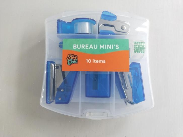 Kantoorartikelen set - Bureau Mini's - mini artikelen, Diversen, Bureau-accessoires, Nieuw, Ophalen of Verzenden