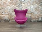Fritz Hansen Egg Chair fuchsia bij TheReSales, 75 tot 100 cm, Ophalen of Verzenden, Zo goed als nieuw, Metaal