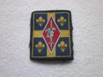 Embleem Frankrijk 10 DB Pantserdivisie Patch afm. 7 x 6 cm., Verzamelen, Ophalen of Verzenden, Landmacht, Overige gebieden, Embleem of Badge
