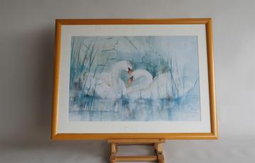 Jan Kooistra - Zwanen in Hartvorm beschikbaar voor biedingen