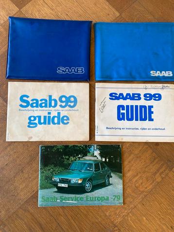 Saab 99 Handleidingen & Instructieboekjes - 1977/79 Set Comp beschikbaar voor biedingen