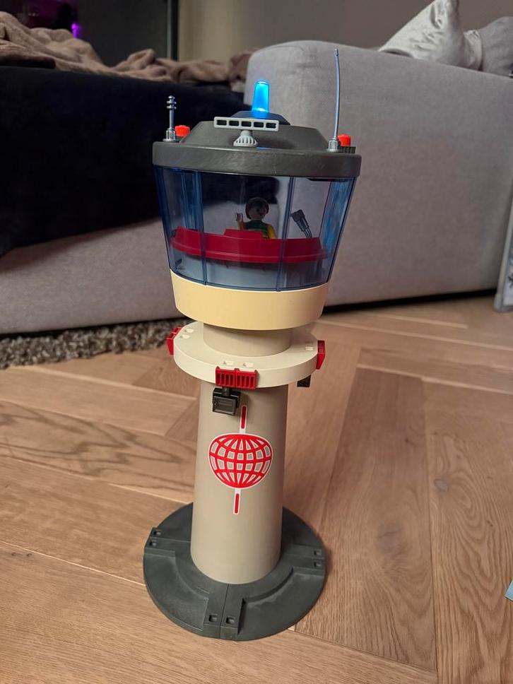 Playmobil Verkeerstoren 4313 - Compleet met Licht!, Kinderen en Baby's, Speelgoed | Playmobil, Gebruikt, Complete set, Ophalen of Verzenden