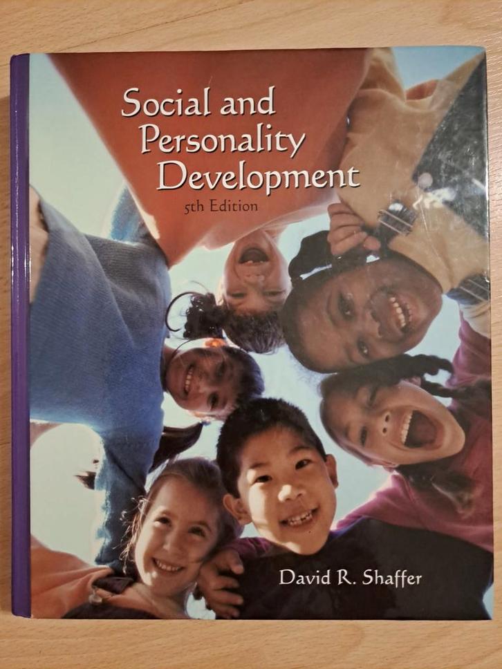 Sociale & Persoonlijkheidsontwikkeling - Shaffer-zgan €12,50, Boeken, Studieboeken en Cursussen, Zo goed als nieuw, HBO, Alpha
