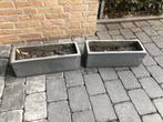 2 bloembakken, Ophalen, Gebruikt, Beton, Minder dan 60 cm
