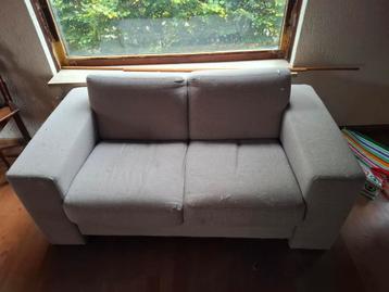Stoffen 2-zits bank 167x88x65 beschikbaar voor biedingen