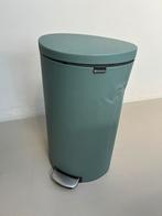 Brabantia prullenbak mintgroen, Ophalen, Gebruikt, Met pedaal, 50 tot 75 cm