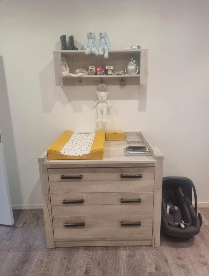 Commode, Kledingkast & Hangplank met Bladvergroter, Kinderen en Baby's, Kinderkamer | Commodes en Kasten, Zo goed als nieuw, Commode
