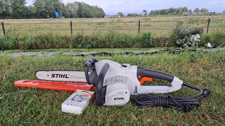 Stihl MSE 210 C elektrische kettingzaag met 40 cm blad, Tuin en Terras, Hand-tuingereedschap, Gebruikt, Overige soorten, Ophalen of Verzenden