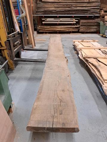 Eiken plank meubeldroog 4500x500x85 LxBxD  beschikbaar voor biedingen