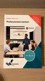 Boek Proffesioneel Werken Welzijn studie, Overige vakken, Ophalen of Verzenden, Zo goed als nieuw, Angerenstein