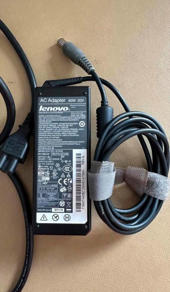 Lenovo 90W 20V Adapter - Origineel, Computers en Software, Laptop-opladers, Gebruikt, Ophalen of Verzenden