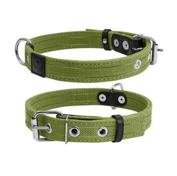WAUDOG Canvas Halsband Legergroen S Nekomtrek 31-41 cm OP=OP beschikbaar voor biedingen