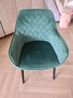 1 eetkamer stoel te koop, zgan, hebben er 1 over., Ophalen, Zo goed als nieuw, Blauw, Eén