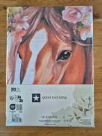 NIEUW Good Morning Dekbedovertrek Paard - Eenpersoons, Dekbedovertrek, Nieuw, Ophalen of Verzenden, Overige kleuren