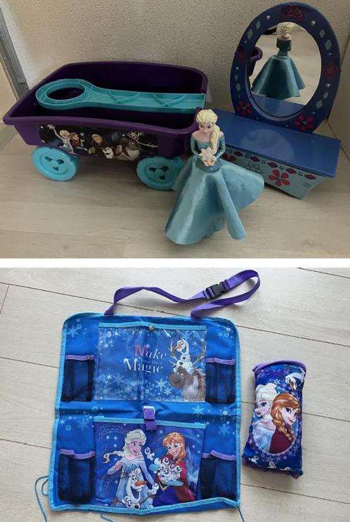 Frozen Kar, Sieradendoos, Elsa figuur, Gordelbeschermer, Kinderen en Baby's, Speelgoed | Educatief en Creatief, Zo goed als nieuw