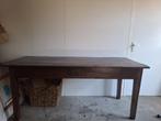 Eiken houten tafel, Huis en Inrichting, Tafels | Eettafels, Ophalen, Gebruikt, Eikenhout, 50 tot 100 cm