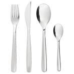 Ikea Mopsig bestek 16 delig NIEUW, Nieuw, Ophalen of Verzenden, Rvs of Chroom, Vaatwasserbestendig