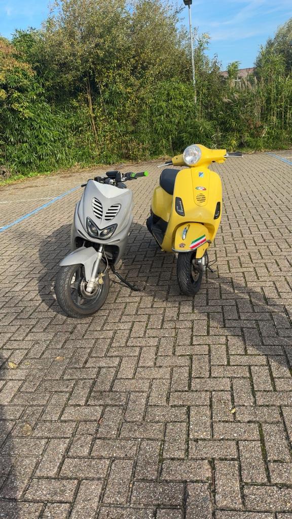 Yamaha Aerox 70cc, Fietsen en Brommers, Scooters | Piaggio, Zo goed als nieuw, Overige modellen, Tweetakt, Ophalen of Verzenden