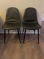 2 Eetkamer stoelen, Huis en Inrichting, Ophalen, Kunststof, Gebruikt, Twee