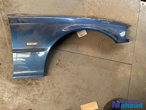 BMW 3 SERIE E46 Blauw rechts voorscherm, Auto-onderdelen, Carrosserie en Plaatwerk, Spatbord, BMW, Gebruikt, Ophalen of Verzenden